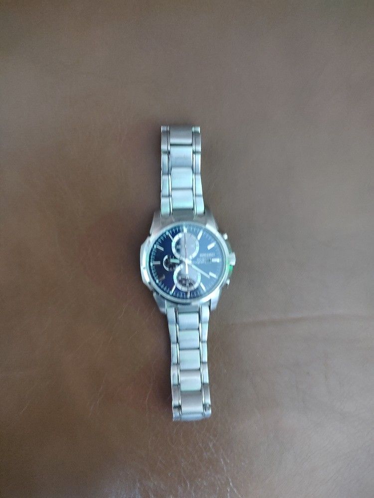 Chronograph Blue Dial Solar-Powered Men's Watch