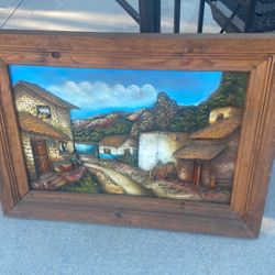 Spanish style Wood frame 