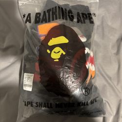 3XL Fits Like a XL Double Hoodie Grey Black Camouflage Bape 