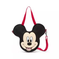 2026 Disney Parks Mickey Mouse Character Mini Tote Bag W/ Crossbody Strap NWT
