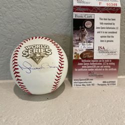 Mariano Rivera Autographed ‘09 World Series JSA Authenticated Baseball 
