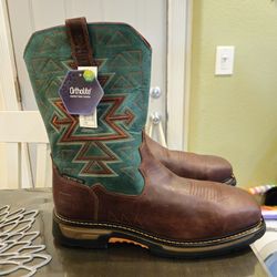 Dan Post Men's Waterproof Composite Toe Work Boots DP59433 Men's Size 9 and 9.5