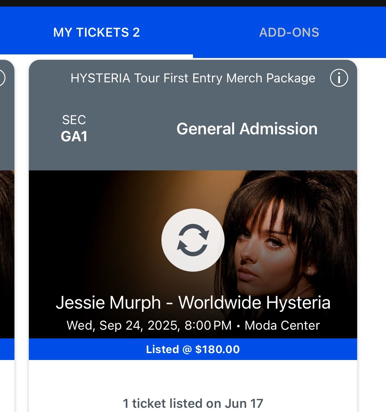 Jessie Murph VIP Tickets