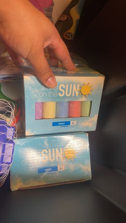 Bring on the Sun Sidewalk Chalk Set x2