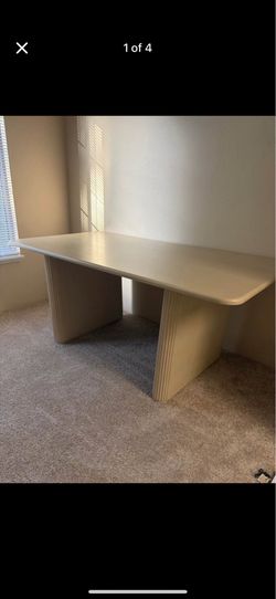 Large heavy modern table gorgeous piece