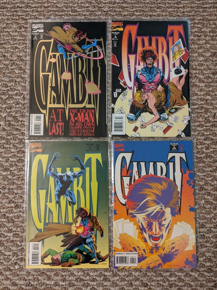 Gambit #1-4 (1994) Comics