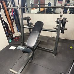 Incline Bench Press (Bar/weights Not Included)