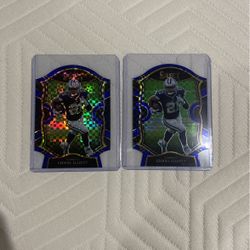 Ezekiel Elliott Select Blue Hologram Cards 