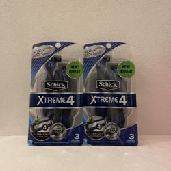 Schick Xtreme4 Titanium Coated Blades Men’s Disposable Razors