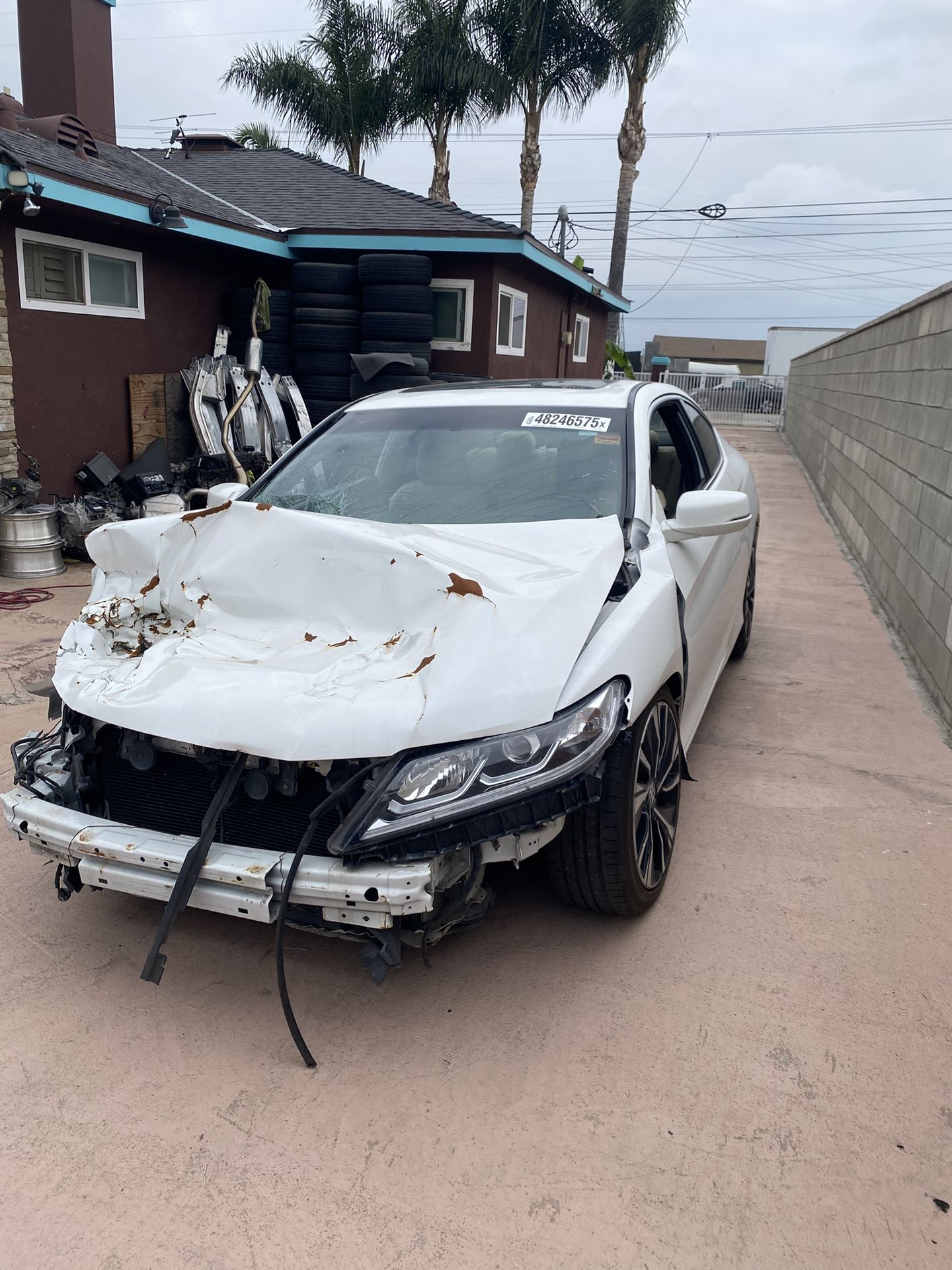 2017 Honda Accord Parts Only 