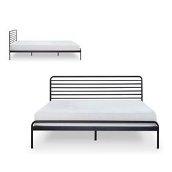 Twin Black Metal Bed Frame 