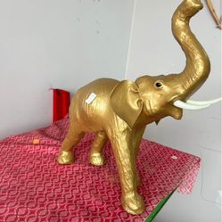 African Authentic Leather Elephant 