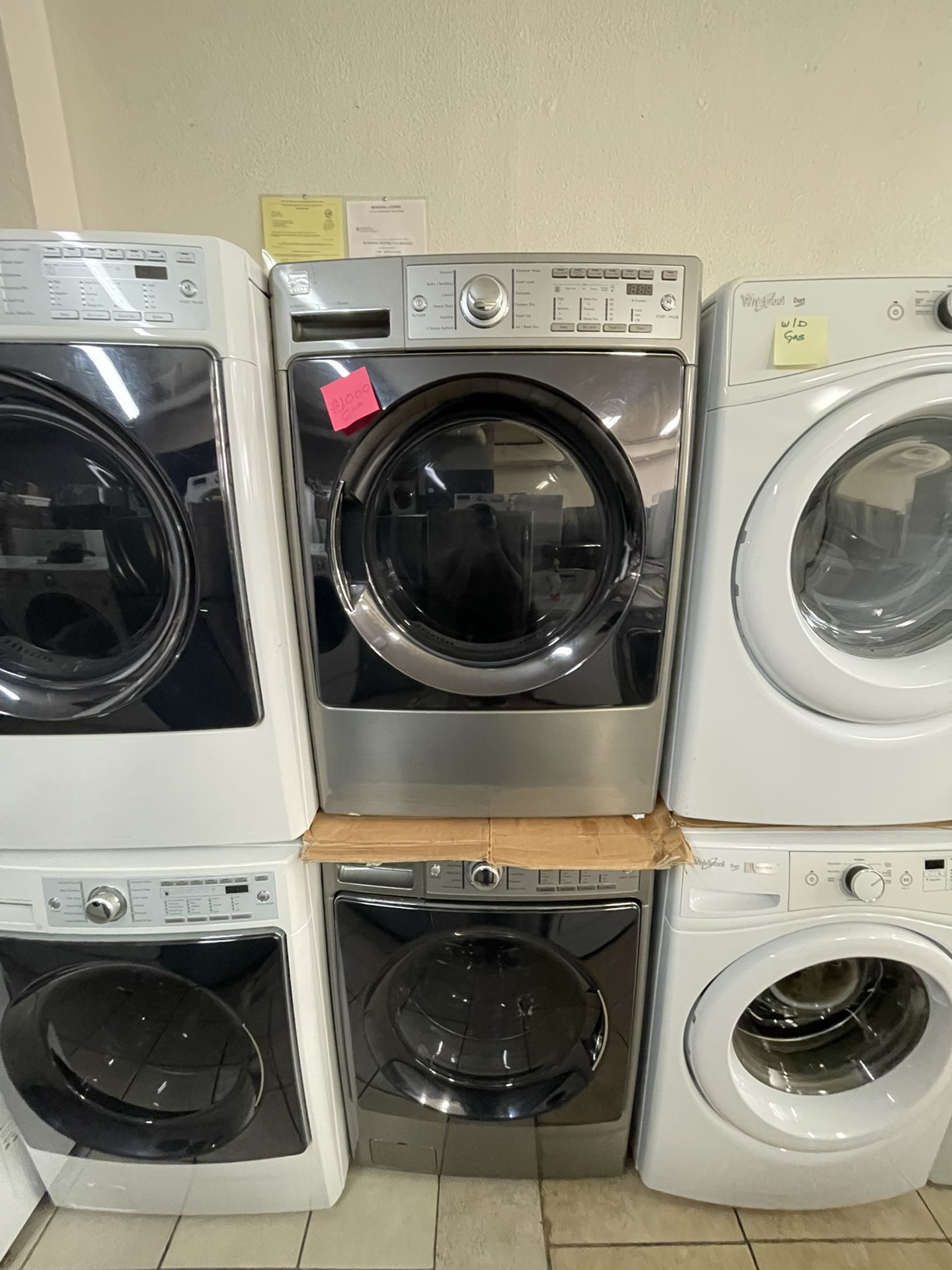 Kenmore Elite Washer And Gas Dryer Unit lol 