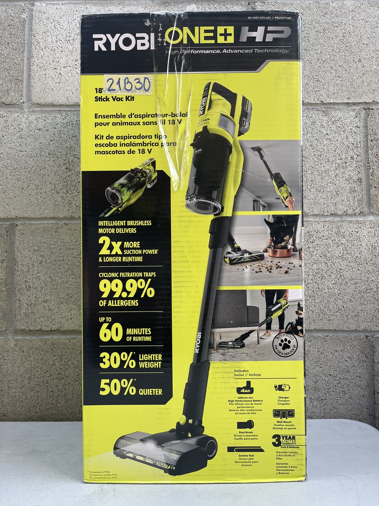 RYOBI  HP 18V Vacuum Cleaner