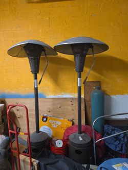 2 full size outdoor heating lamps