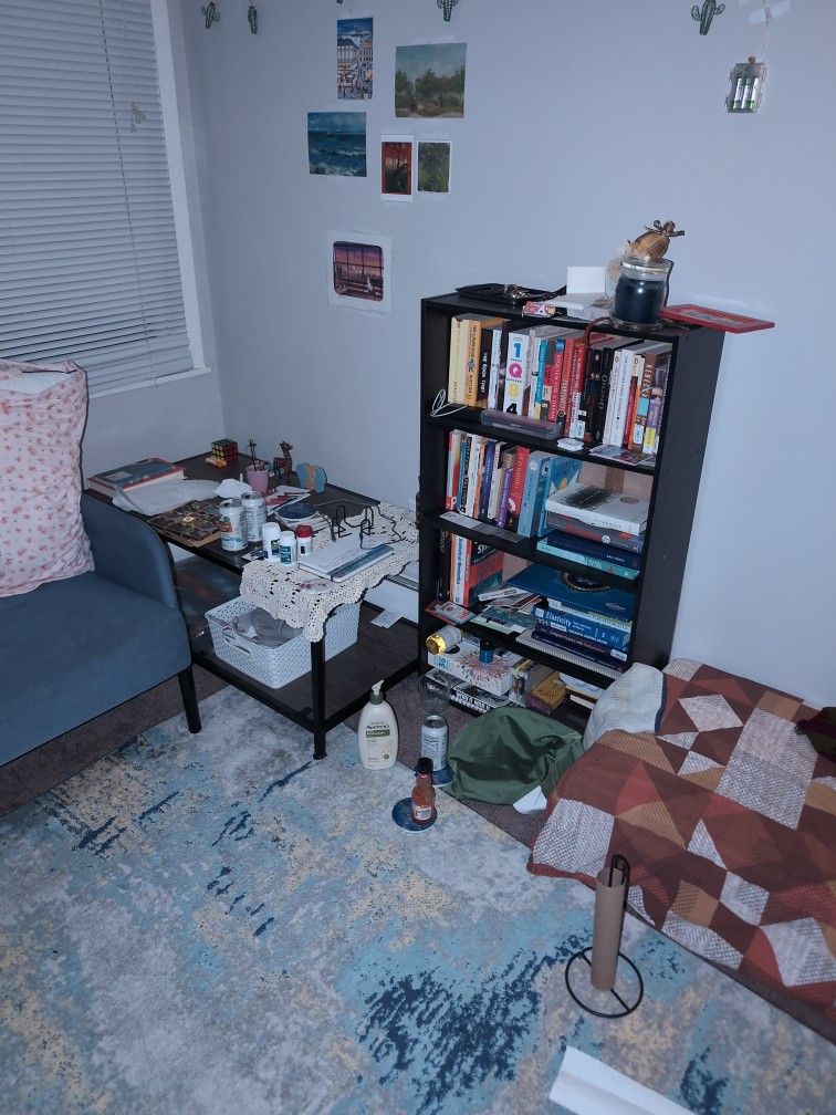 Coffee Table And Bookshelf