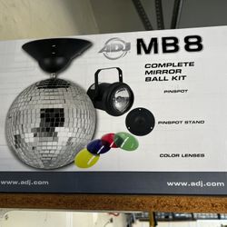 MB8 COMPLETE MIRROR BALL KIT