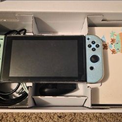 Nintendo switch with case and screen protector