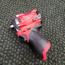 Milwaukee 2554-20 M12 FUEL 3/8" Stubby Impact(Tool Only) - $160 (Puyallup)