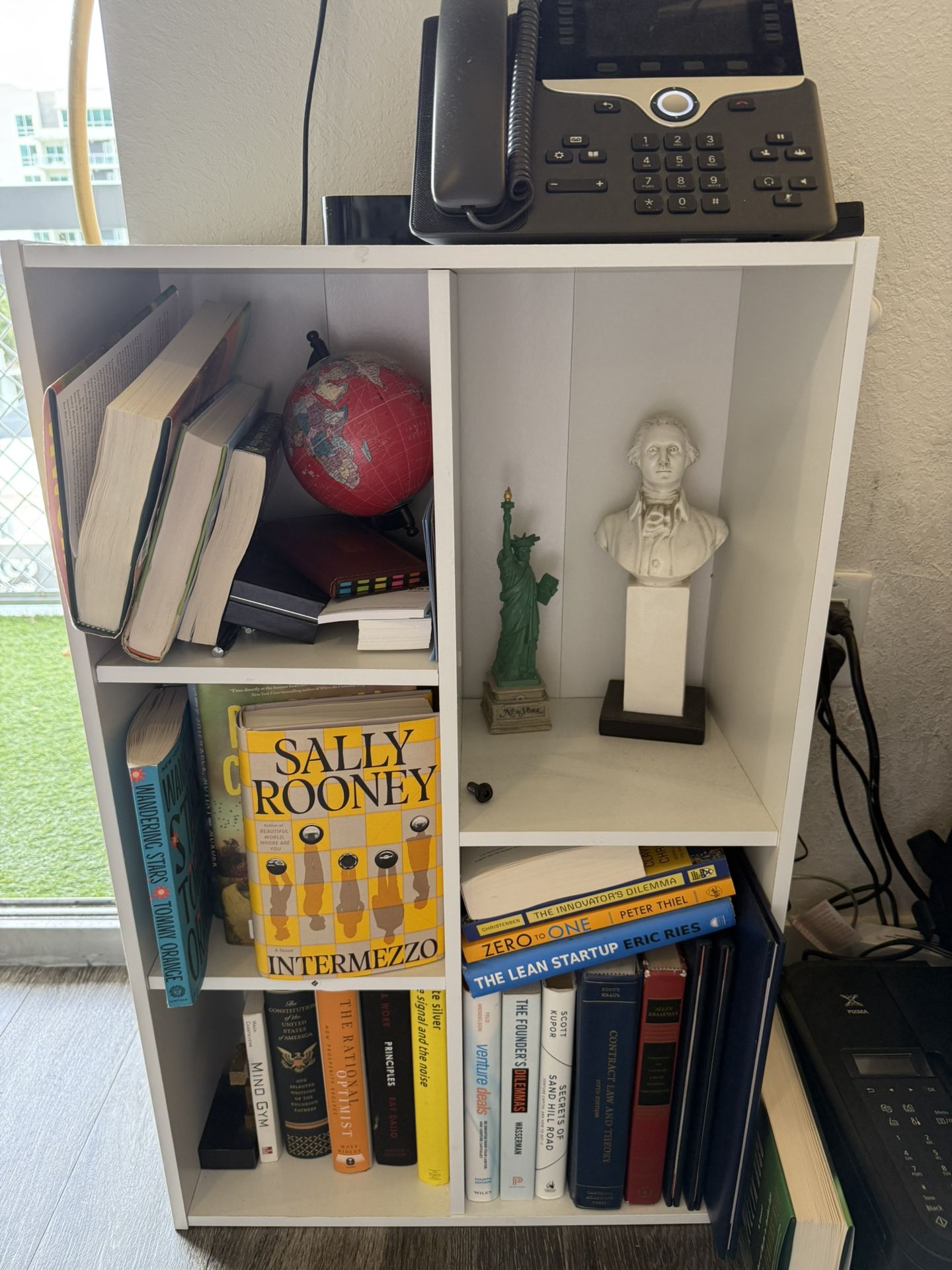 White Wooden Bookshelf