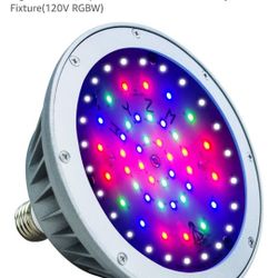 Waterproof LED Pool Light Bulb,120V 40W,RGB White Color Spash, IP65 Waterproof LED Pool Light for Inground Pool,Replacement for Pentair and Hayward Fi