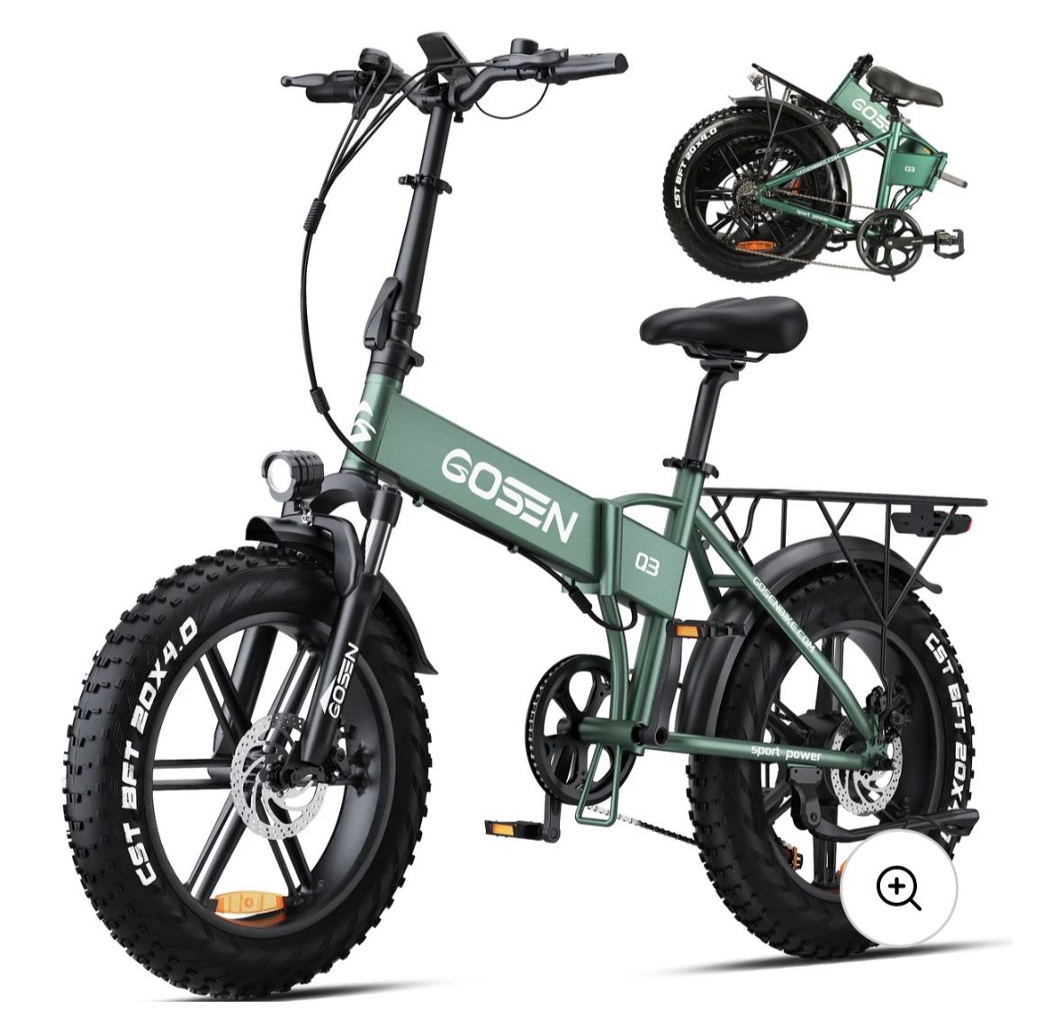 20 Inch Fat Tire Foldable Electric Bicycle