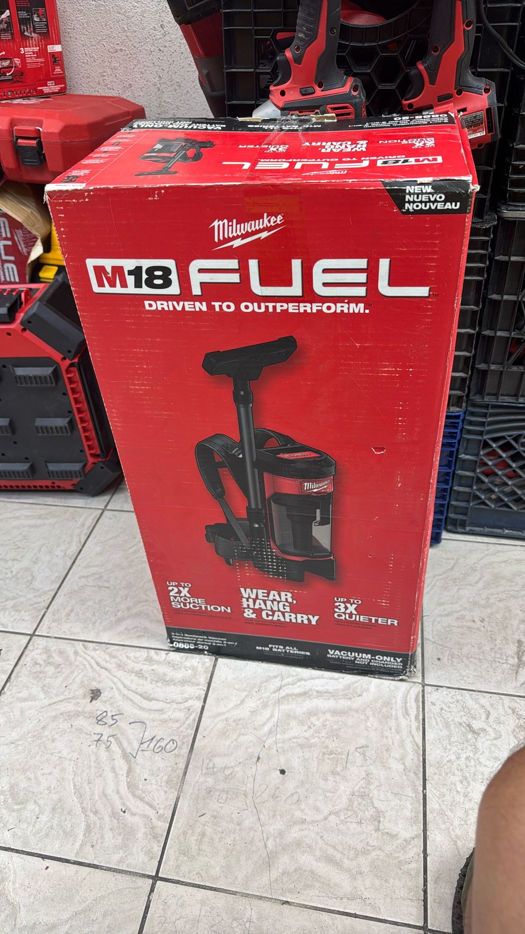 Milwaukee M18 Backpack Vacuum