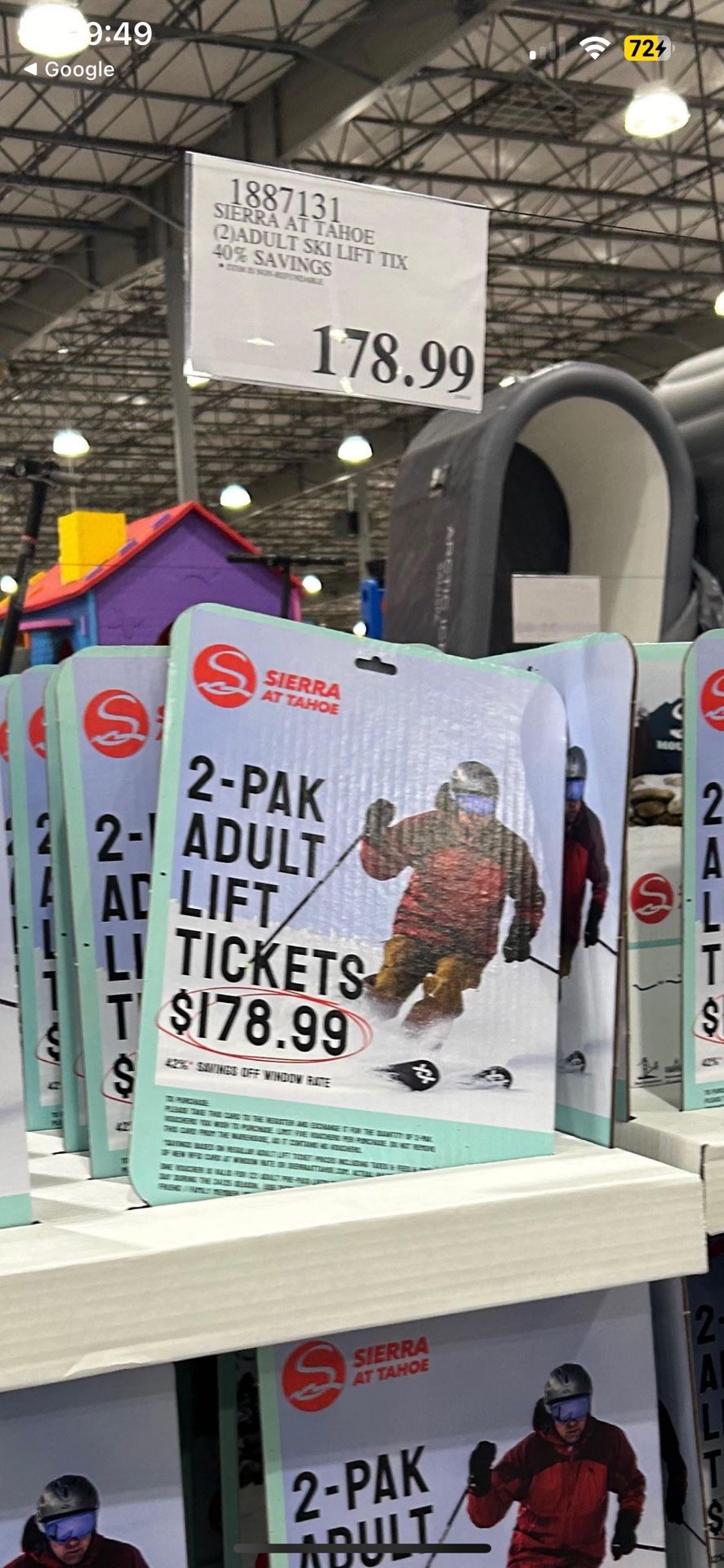 2 Discount Lift tickets to Sierra At Tahoe