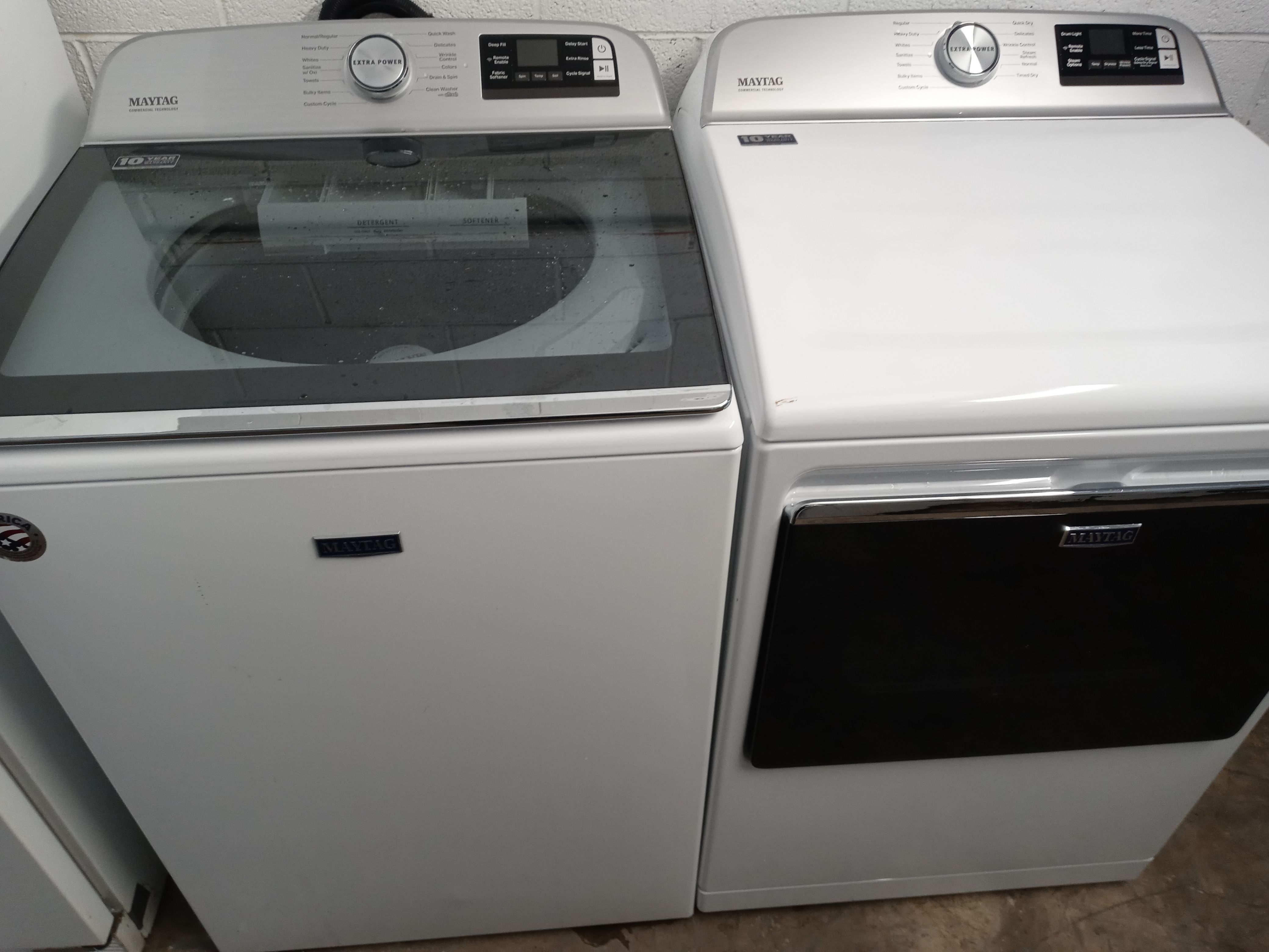 Maytag top load washer and dryer set - Free delivery