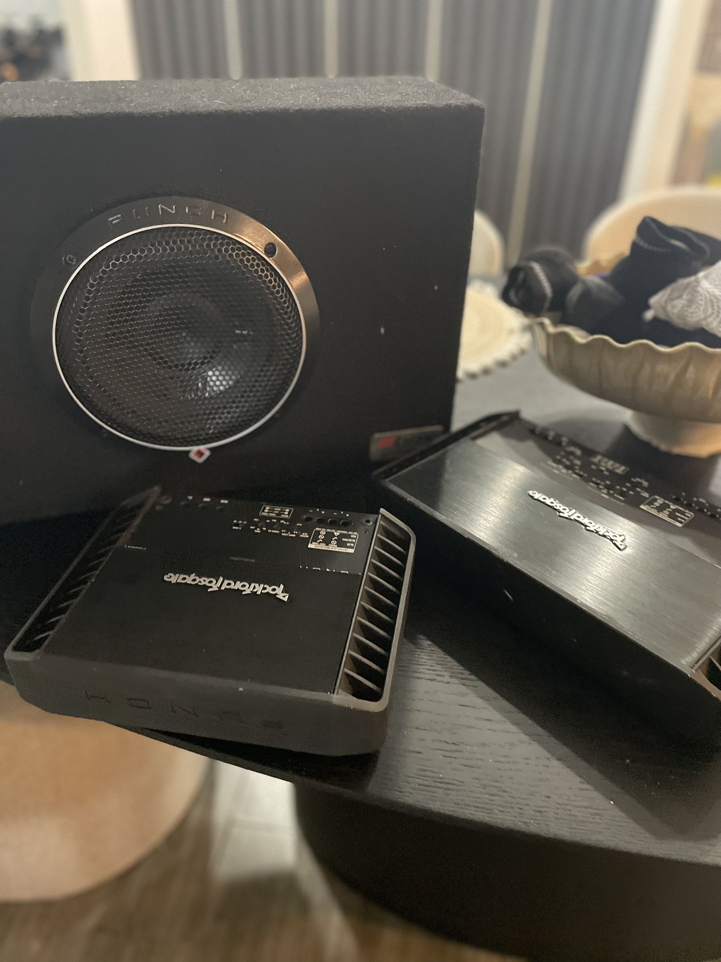Car sound speaker system bundle