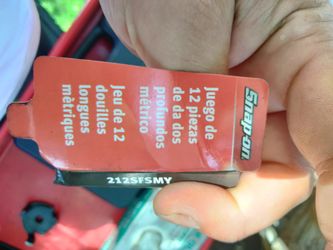 12 Piece Metric Socket Snap On