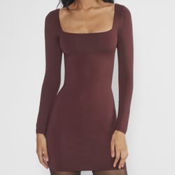 Aritzia Burgundy Dress