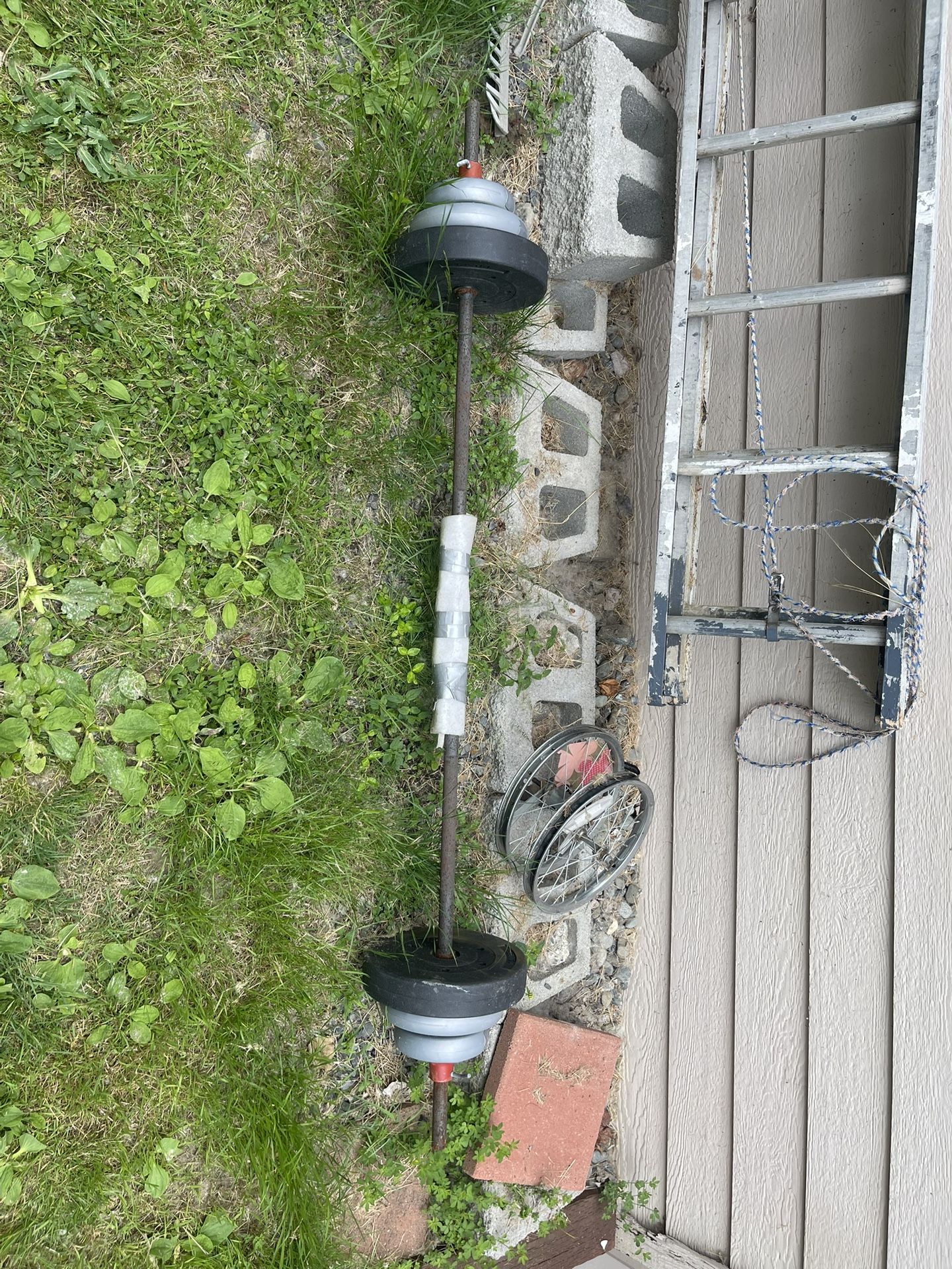 Free Weights, Not Good Condition