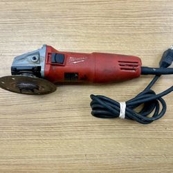 Milwaukee Corded 4-1/2" Angle Grinder with Sliding Lock-On Switch, 6130-33