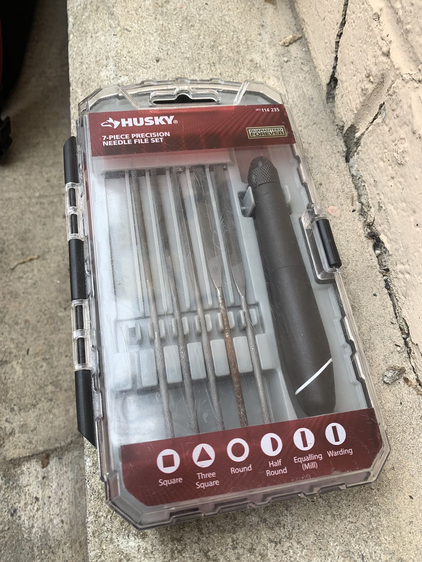 Husky 7-Piece Precision Needle File Set