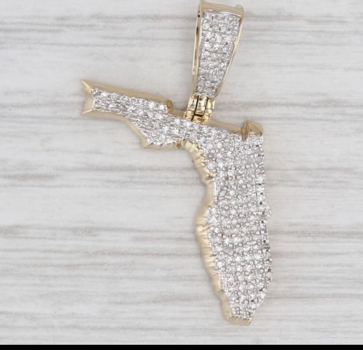 Florida Pendant 14k Real Diamond