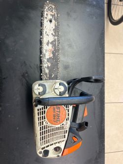 Stihl MS194T Gasoline Powered Top Handle Chainsaw Fair Shape Works 12”