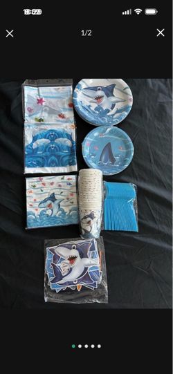 Shark party supplies