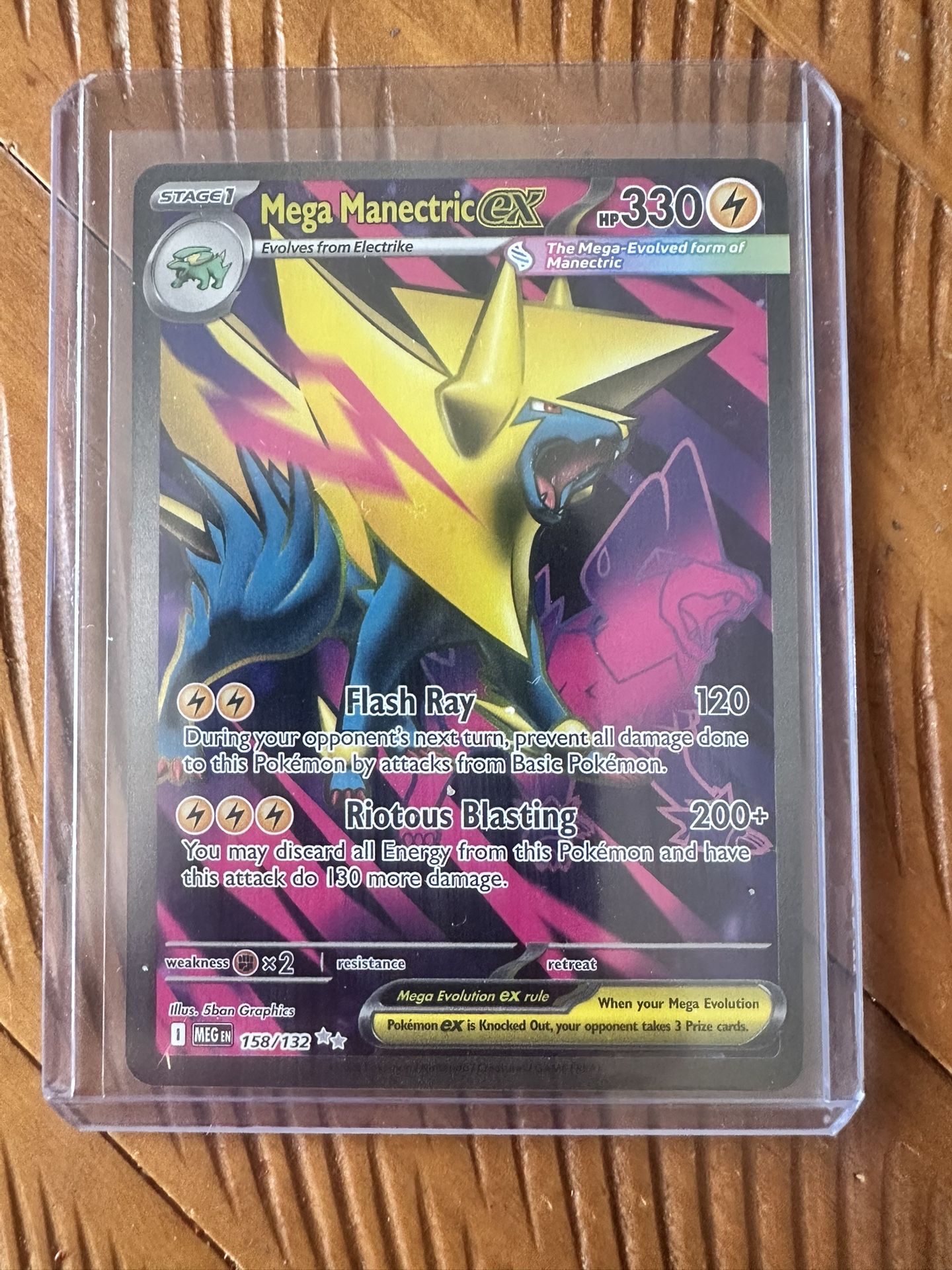 Pokemon Mega Manectric EX SR