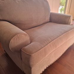 Cuddler,  Beige Color Oversized Chair 