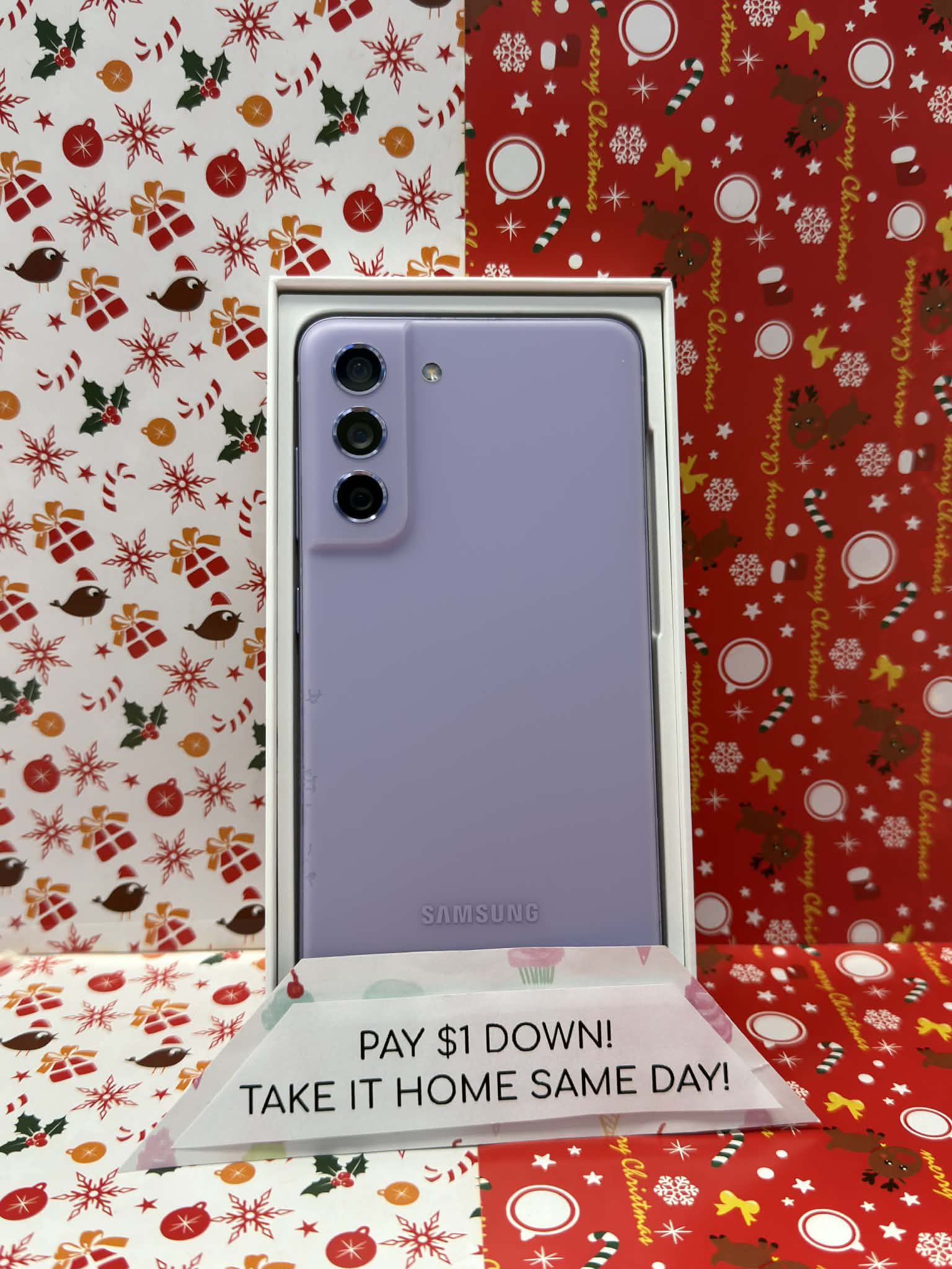 Samsung Galaxy S21 FE - Pay $5 DOWN AVAILABLE - NO CREDIT NEEDED