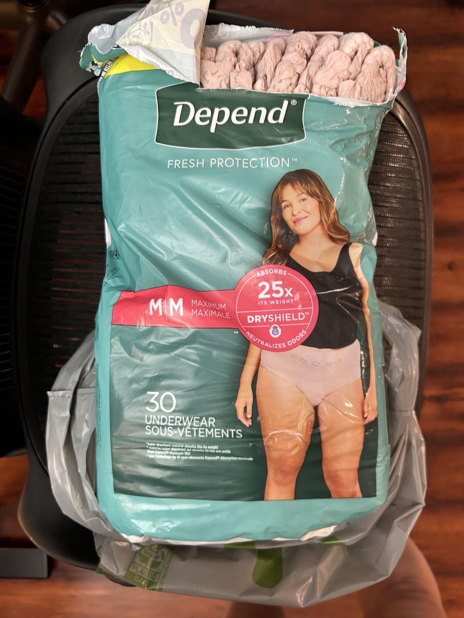$8 Per Pack / New MED, LARGE, & XLARGE ADULT DIAPERS