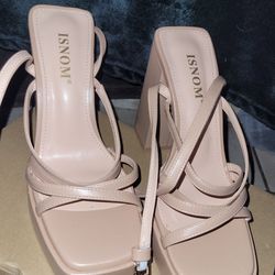 Beige ISNOM heels