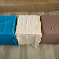 Set Of 3 Storage Stool, One Bundle Price 