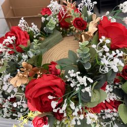 6 Red Roses Centerpiece 