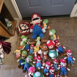 Mario And Care Bear Plush