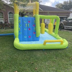 Best Way H2O GO Splash Kids Inflatable mega Water Park w /Air Blower