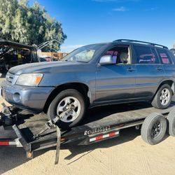 2006 Toyota Higlander Parts Only