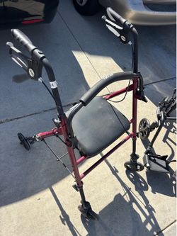 Adult walker and adult wheelchair