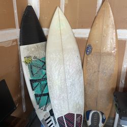 3 Surfboards 